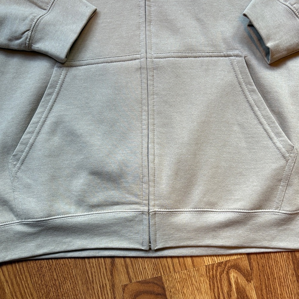 CALI Long Beach Zip-Up Hoodie - Beige - Picture 3 of 5